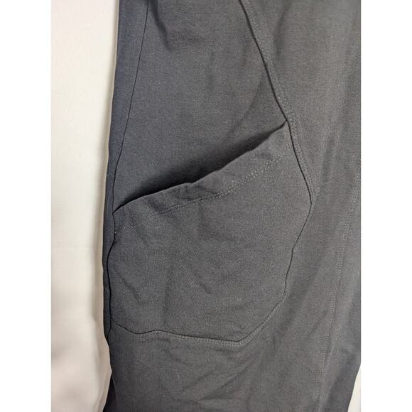 Brigitte Brianna Gia Dress Black Sheath Double Ponte Knit Sexy Modest Pockets M - Picture 5 of 7